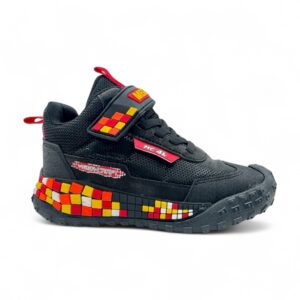 Pantofi sport drumetie copii Mega-Craft black & red